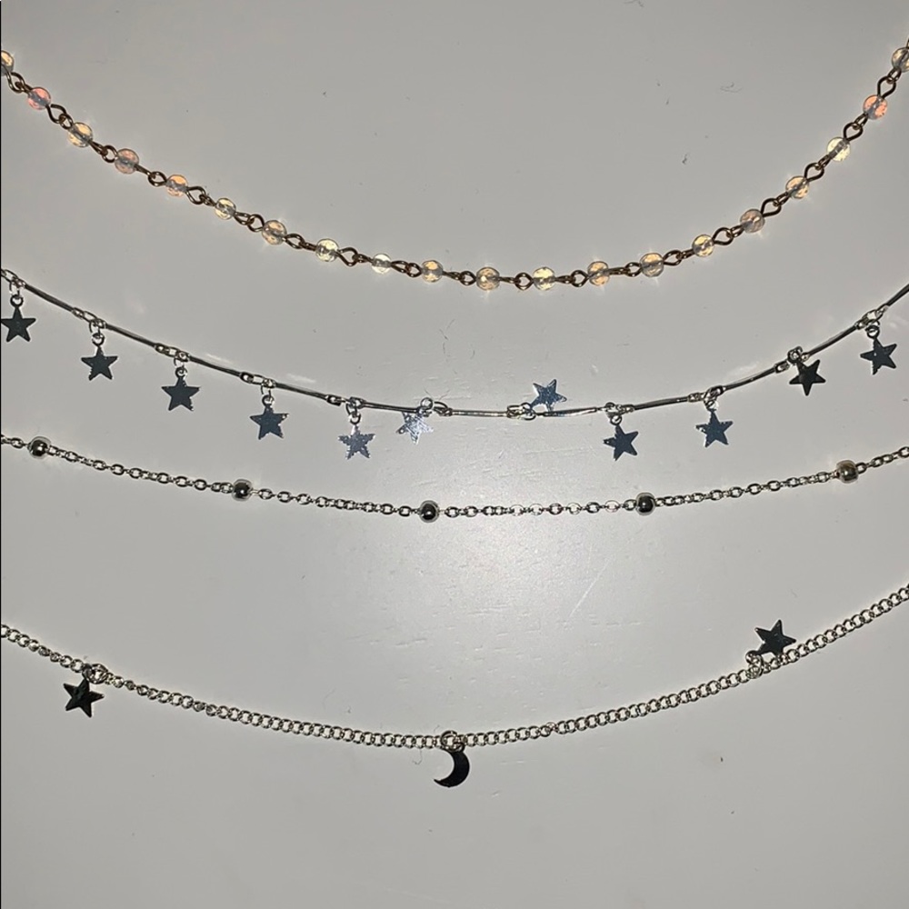 3 necklaces